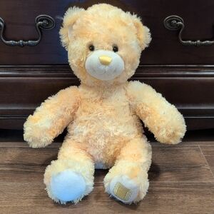 Build A Bear Workshop Treasured Yellow Sparkle Topaz Gem of a Friend 15" BAB